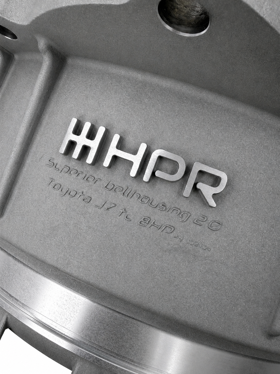 Superior bellhousing kit close-up: HHPR logo and “Superior bellhousing kit” text