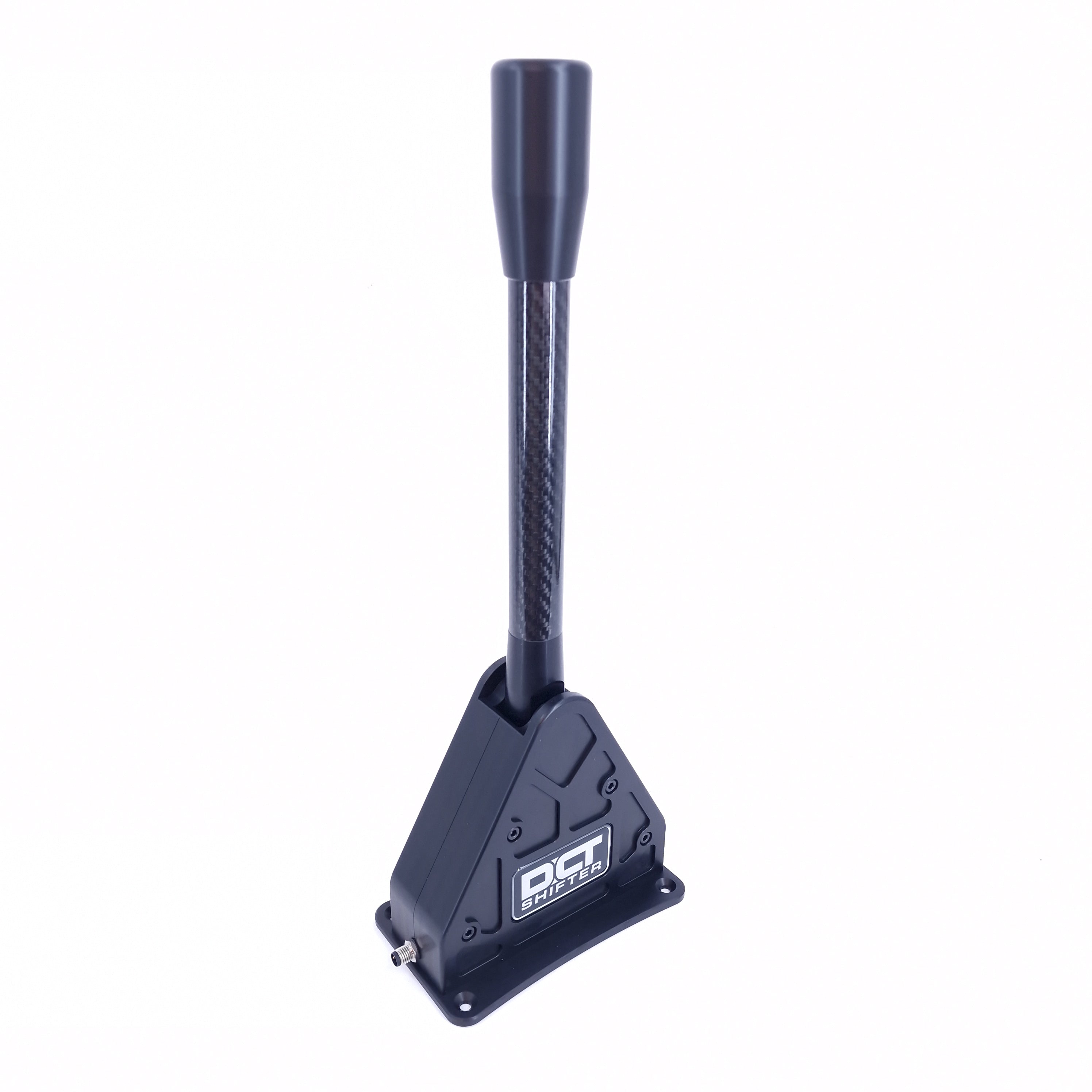 Long carbon black DCT shifter, with carbon handle. Sold by HPR Tuning.