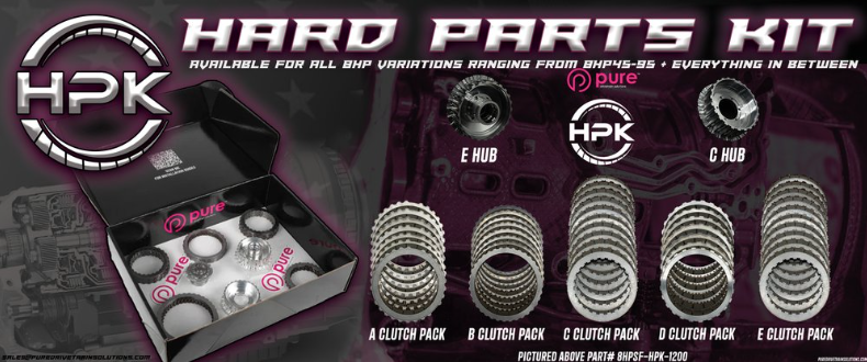 Pure Hard parts kit Stage 1 8HP (1200HP / 1360NM)