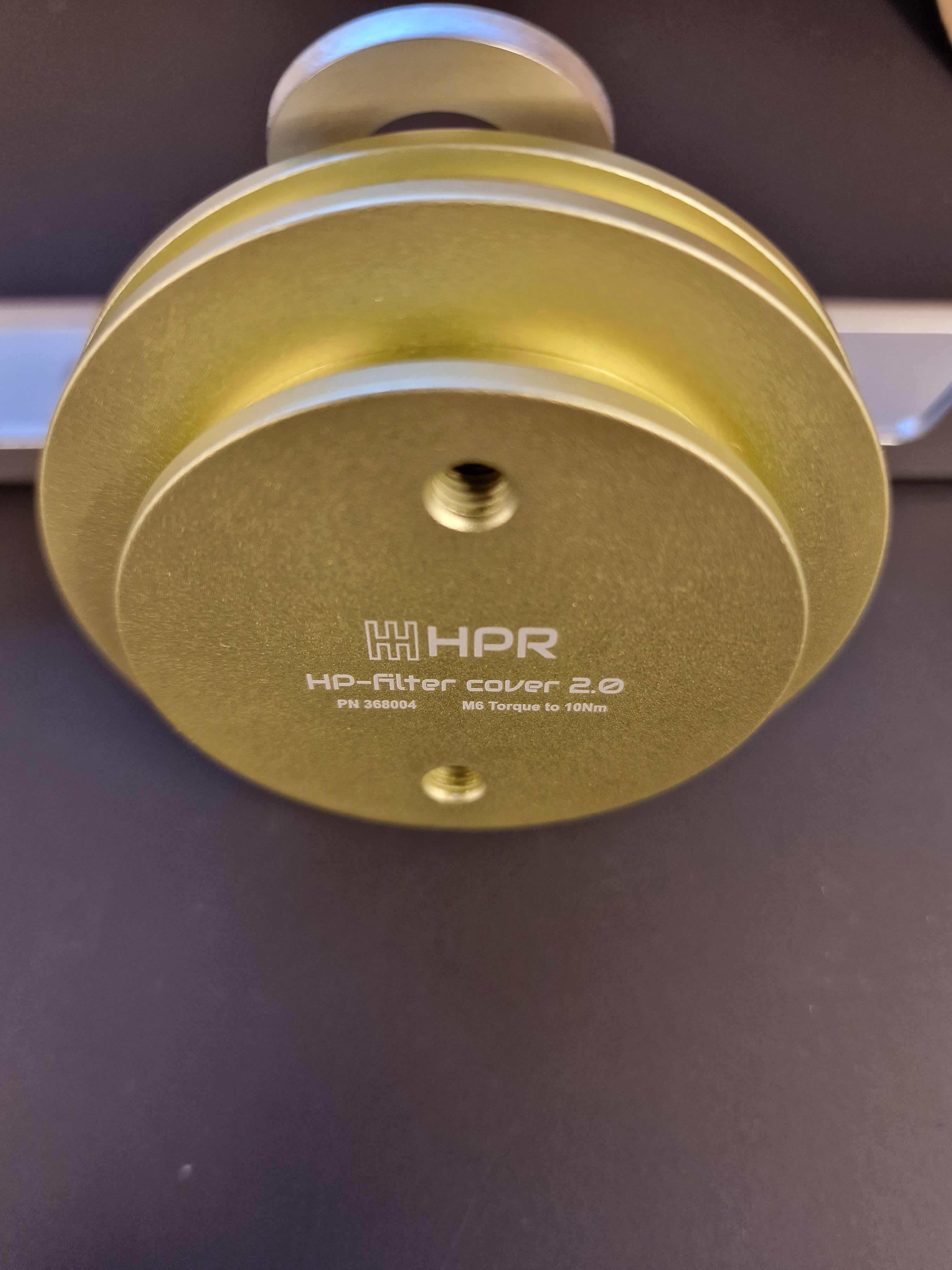 HPR billet HP filter cover Rev 2.0