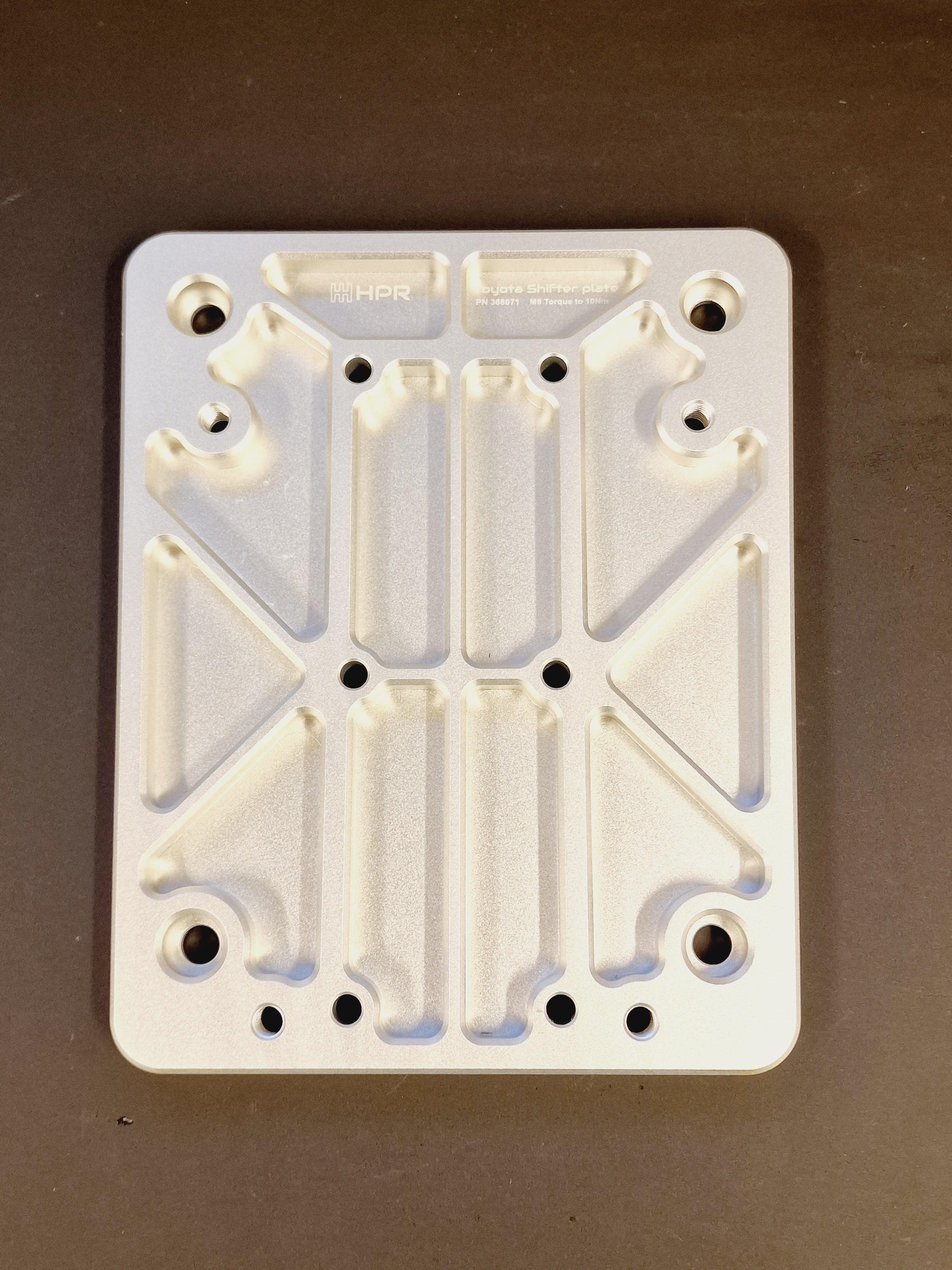Toyota chassis manual shifter plate