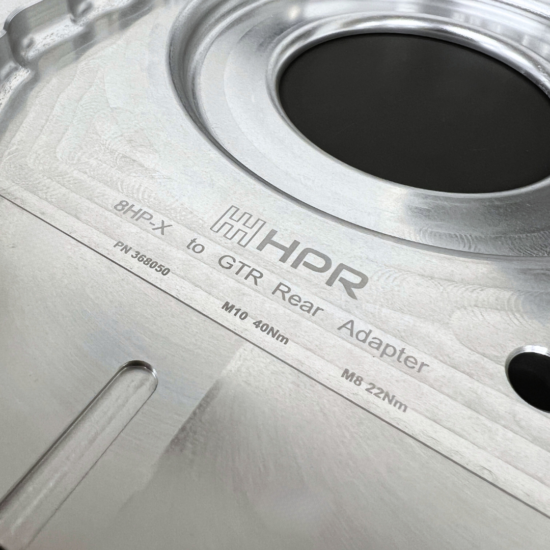 8HP Skyline GTR rear transfer adapter for 8HP conversion.