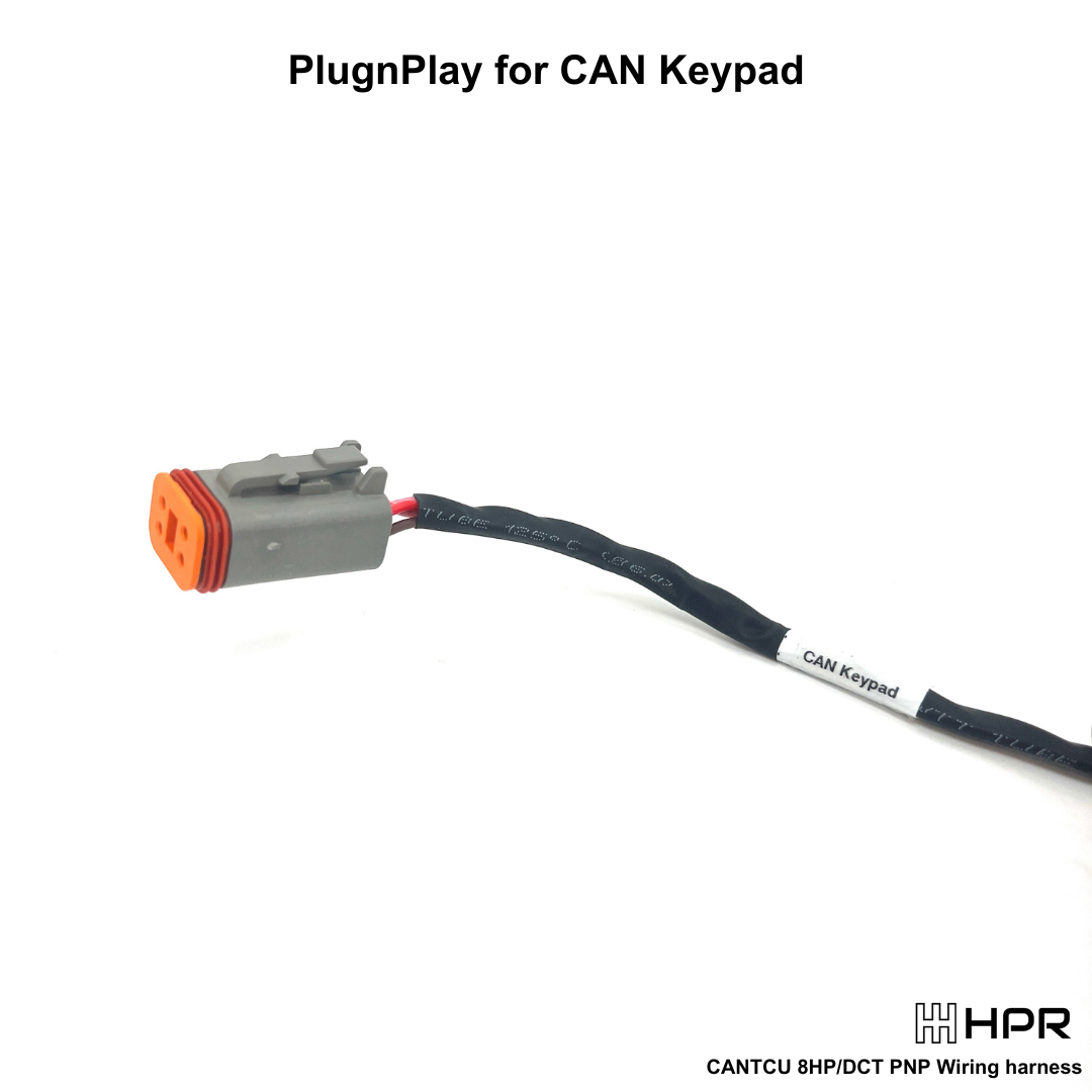 Plug and play connection for the CAN Keypad