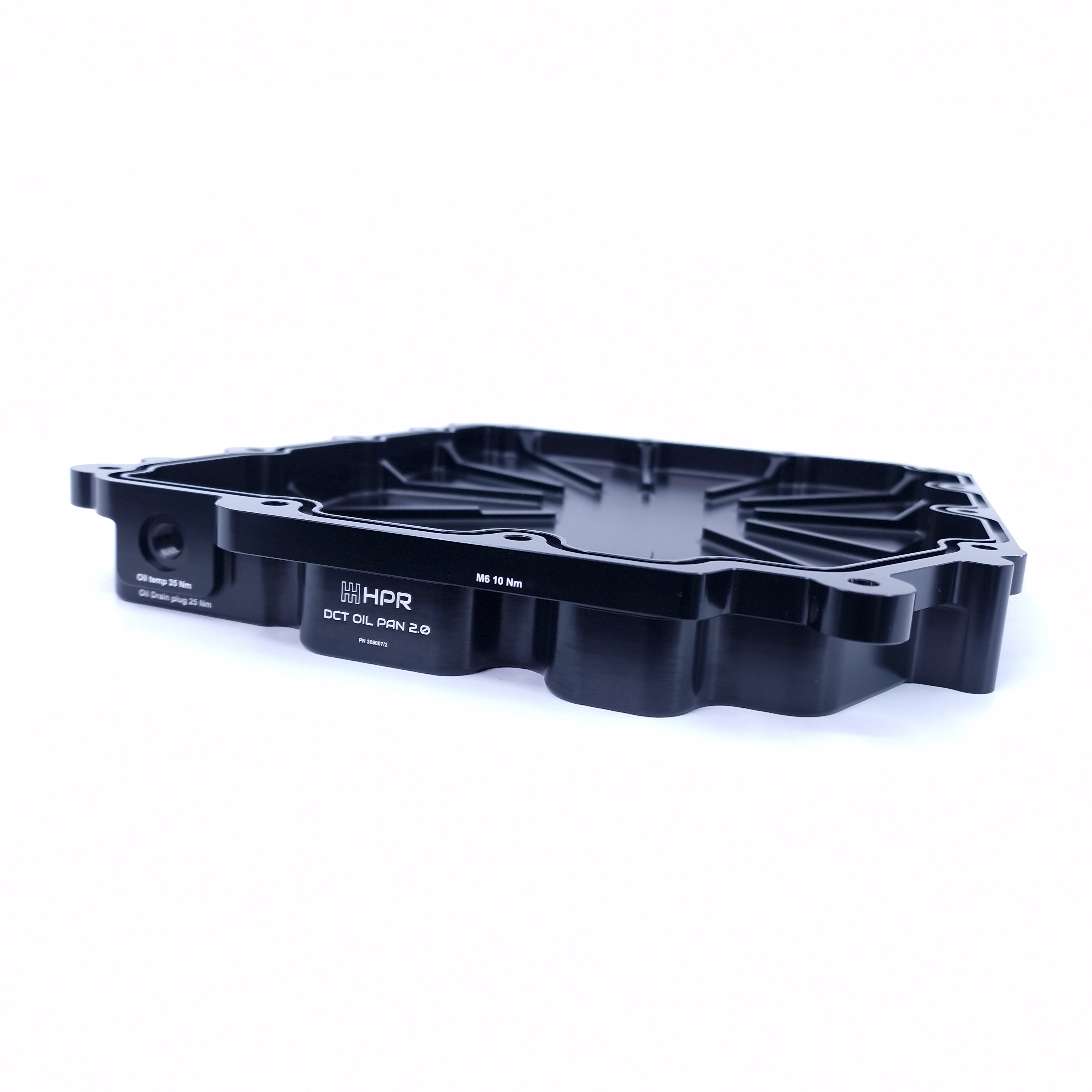Billet transmission oil pan for BMW DCT transmission.